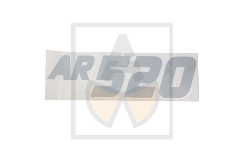 Aufkleber - AR520, Motorhaube groß ws.