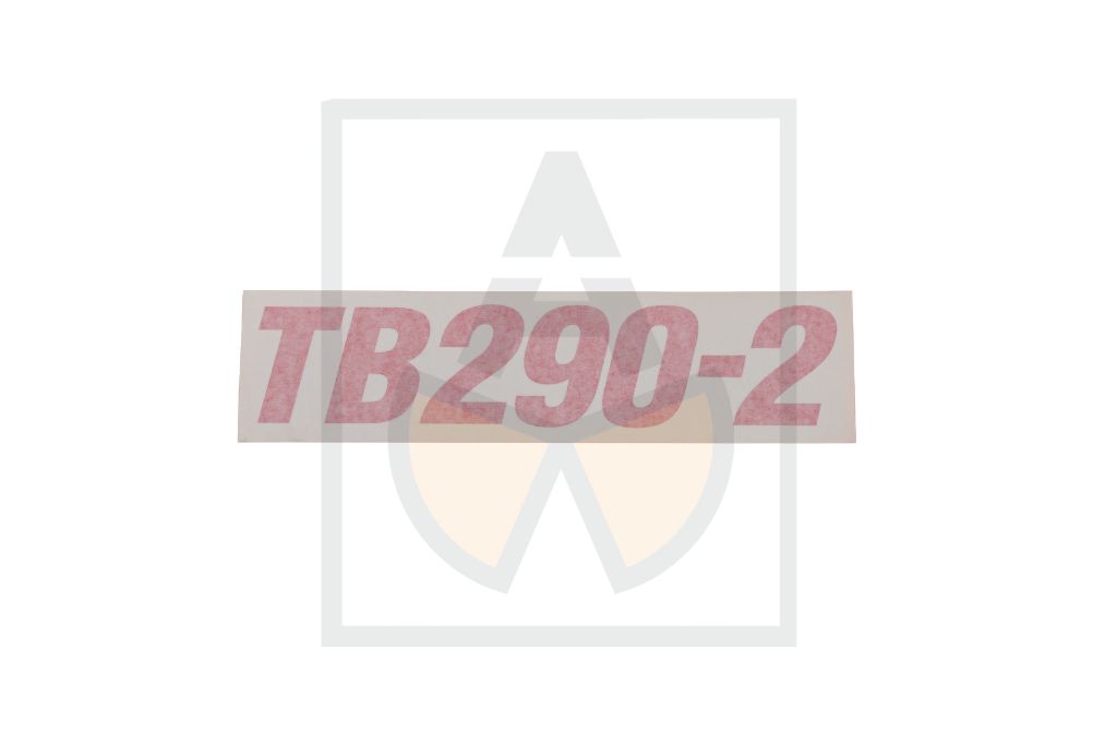 Aufkleber - TB290-2, Front rt.