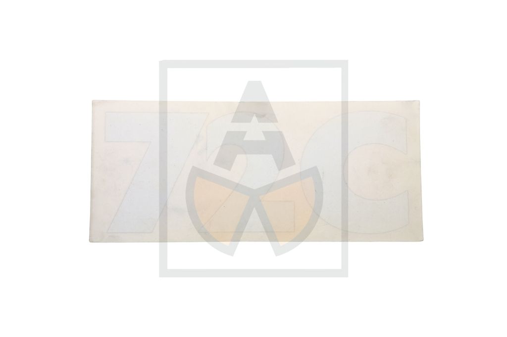 Aufkleber - 72C, Motorhaube ws.