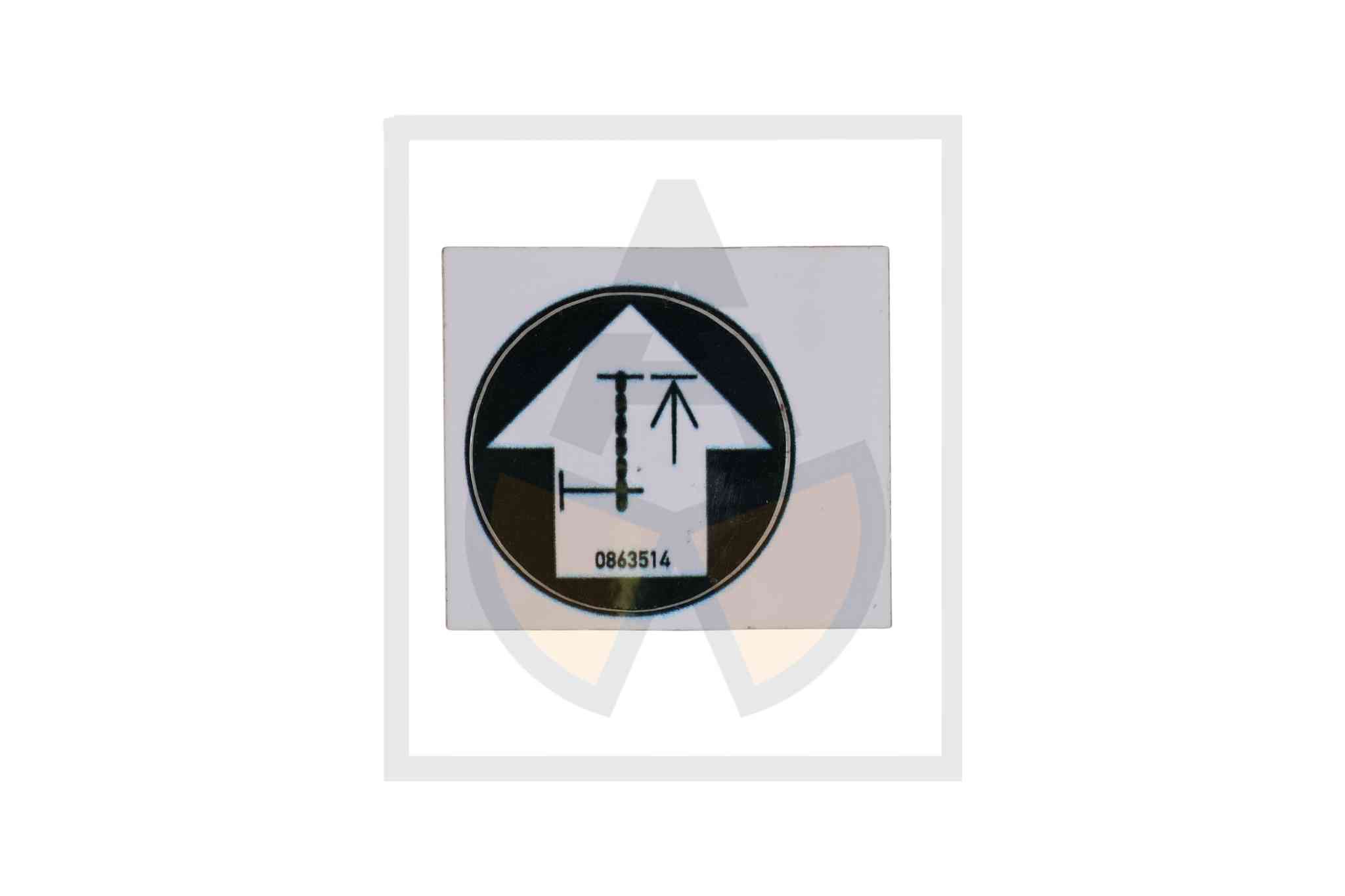Symbol - Abstützung ausschieben