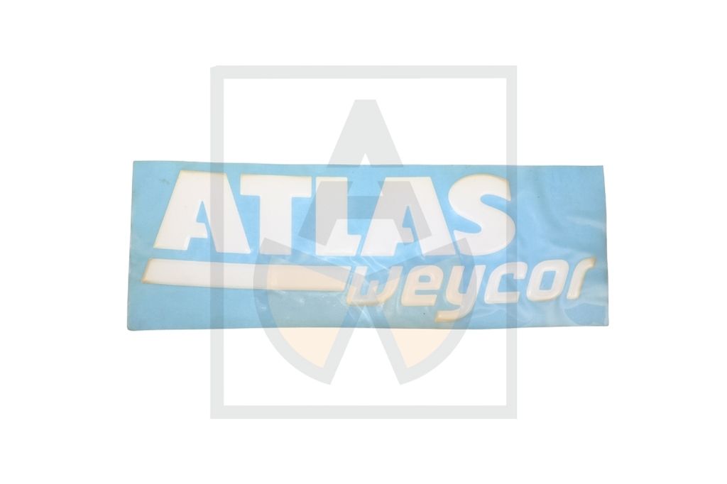 Aufkleber - ATLAS Weycor, Motorhaube ws. doming