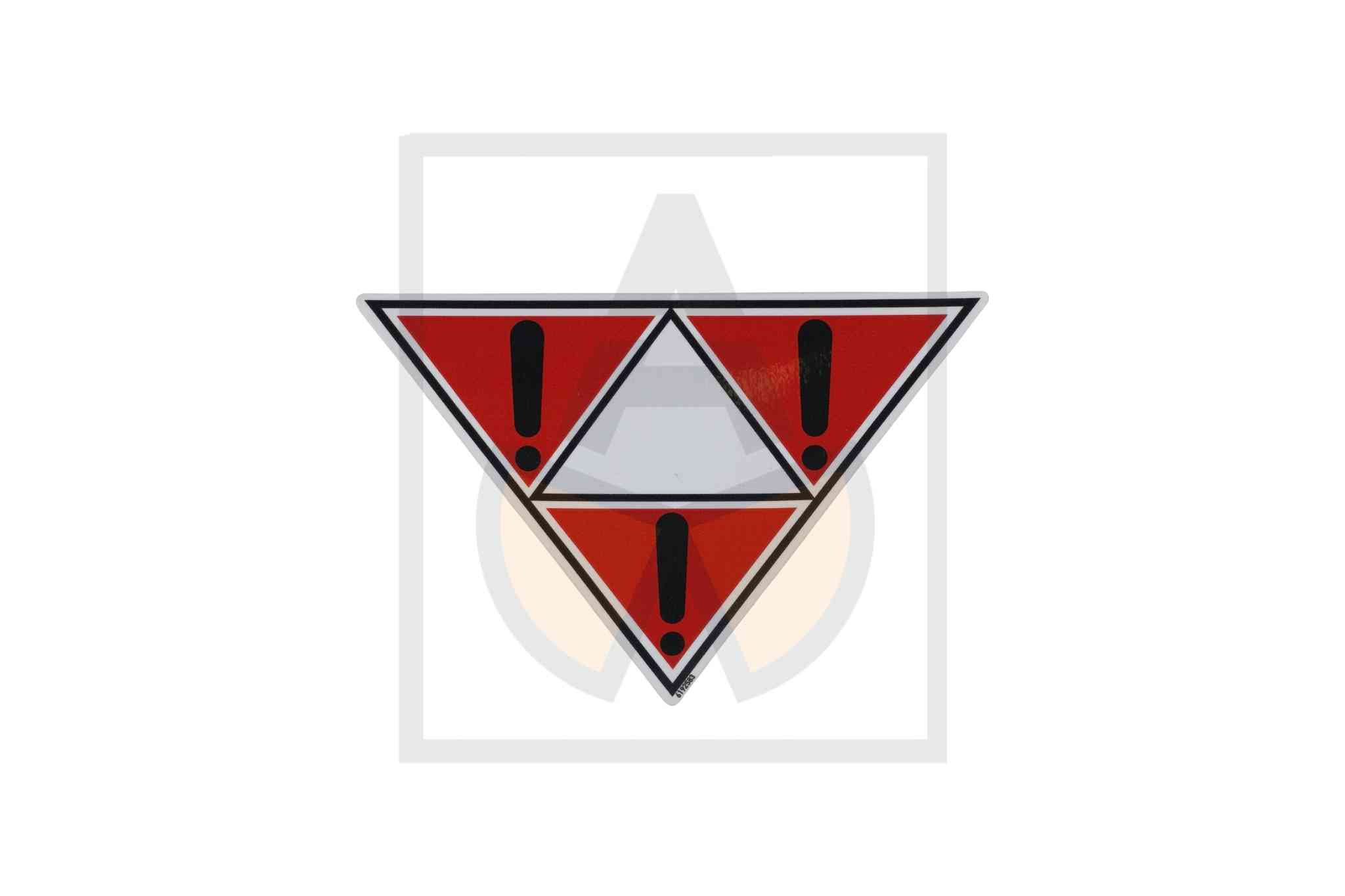 Aufkleber - Abstoß- u. Ablaufverbot
