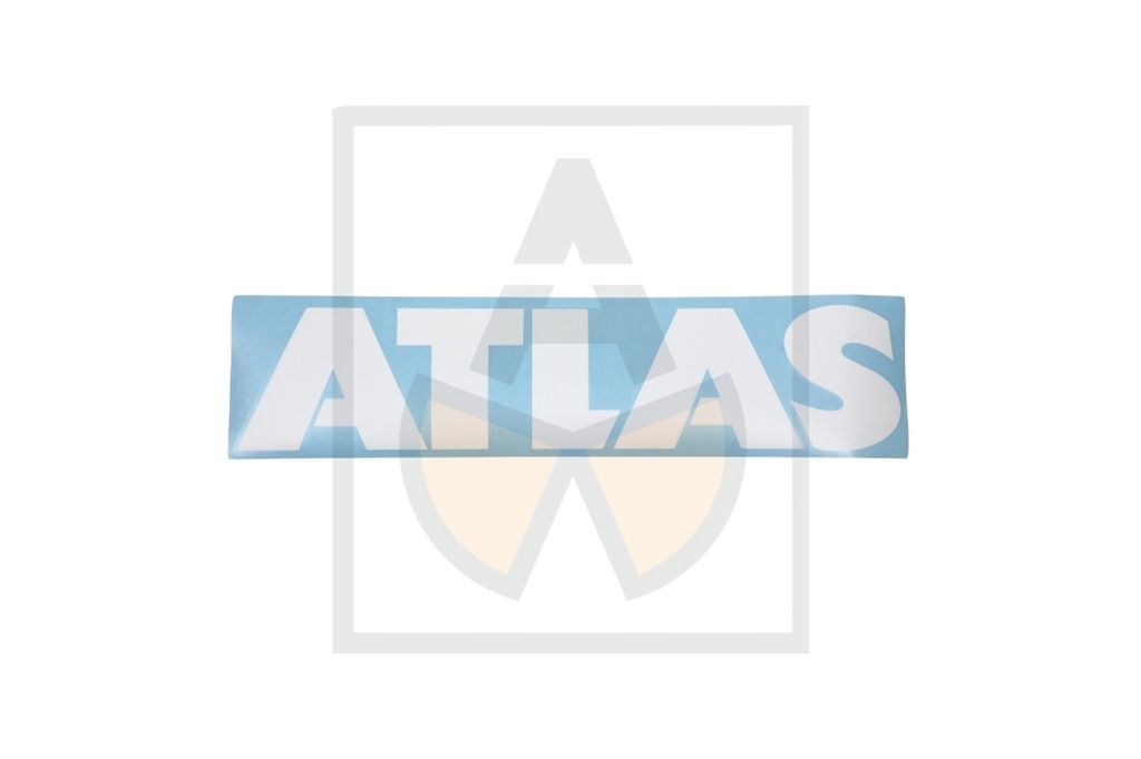 Aufkleber - ATLAS, Hubwerk ws.
