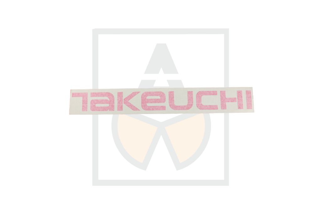 Aufkleber - TAKEUCHI, GGW/Arm rt.