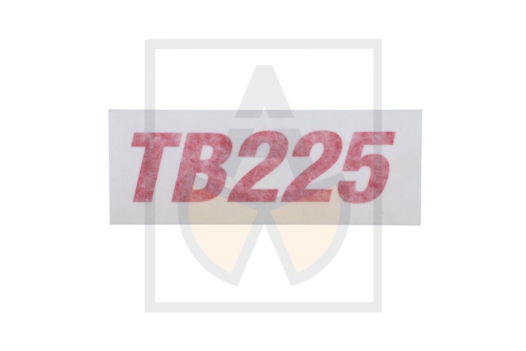 Aufkleber - TB225, GGW rt.