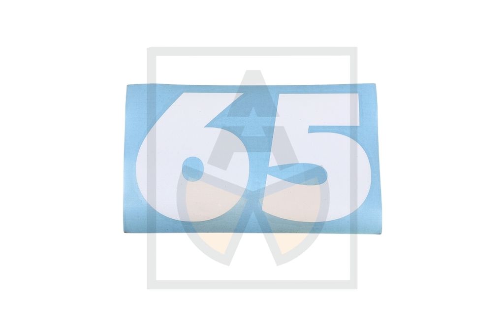 Aufkleber - 65, Motorhaube ws.