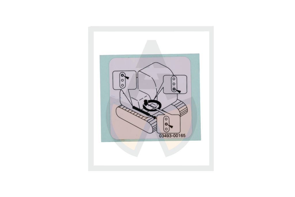 Aufkleber - Schmierplan